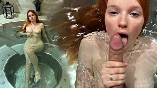 Я встретил в общественном джакузи голую рыжую телку