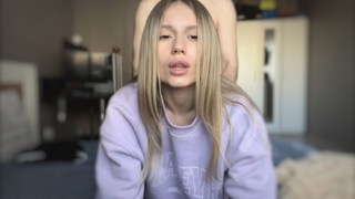 Русское порно с молодой блондинкой